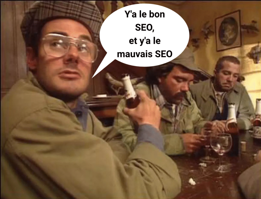 Meme : le bon et le mauvais SEO
