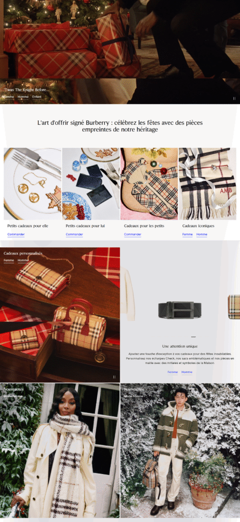 exemple d'un site de luxe qui ne répond pas aux attentes des clients