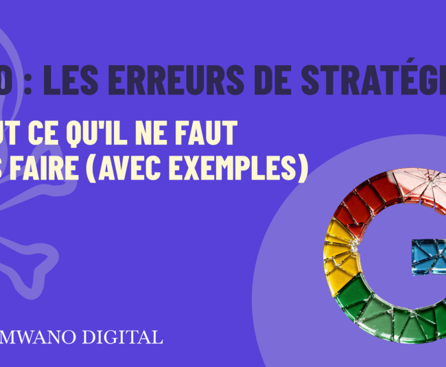 image header sur les erreurs de stratégie SEO
