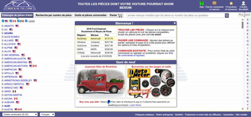 exemple d'un site qui ne donne pas du tout confiance au lecteur