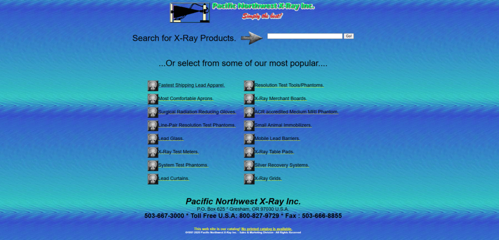 exemple d'un site web qui a un très mauvais UX