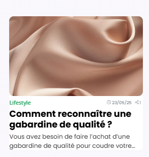 capture d'écran d'un article sponsorisé