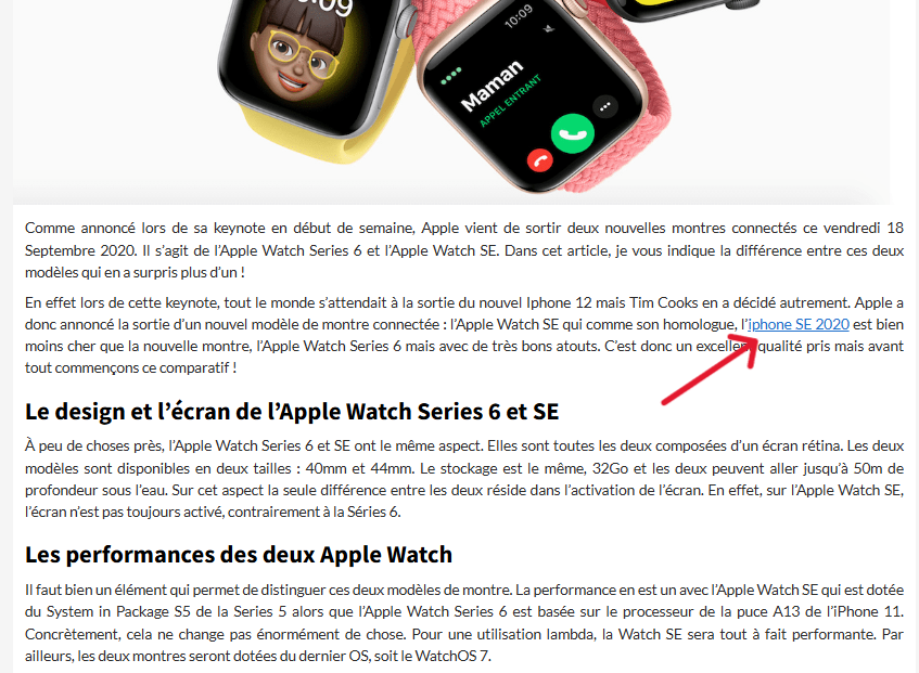 capture d'écran d'un site web qui fait du guest blogging de la mauvaise façon