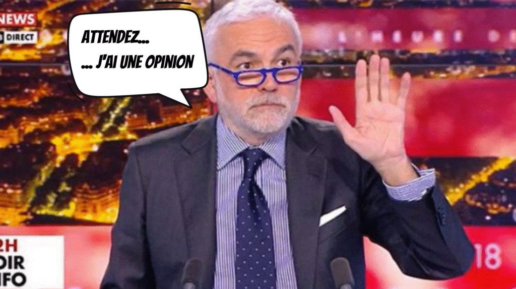 image d'un polemiste qui donne son opinion sans avoir d'expertise sur le sujet