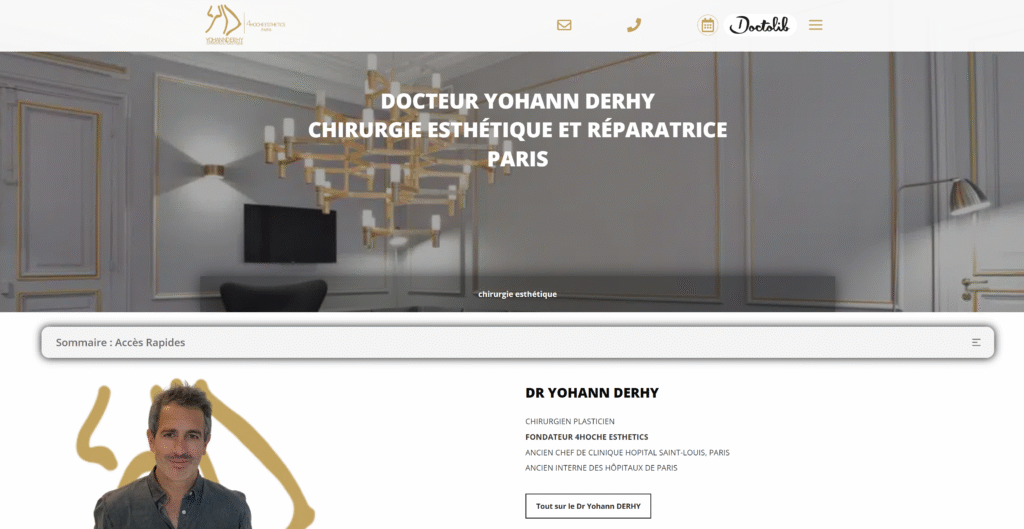Page d'accueil d'un site qui donne tout de suite confiance aux visiteurs