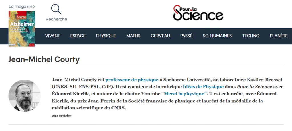 exemple d'une page d'auteur qui est très bien rédigée